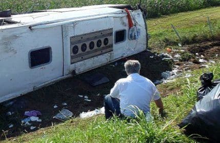 Bačka Topola: Jedna osoba poginula u prevrtanju autobusa iz Turske Bačka Topola: Jedna osoba poginula u prevrtanju autobusa iz Turske