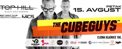 NAGRADNA IGRA: Igoru i Nemanji po dvije karte za nastup The Cube Guys! NAGRADNA IGRA: Igoru i Nemanji po dvije karte za nastup The Cube Guys!
