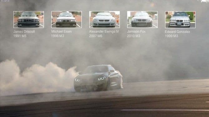 VIDEO: BMW M4 driftuje između 52 ///M automobila VIDEO: BMW M4 driftuje između 52 ///M automobila