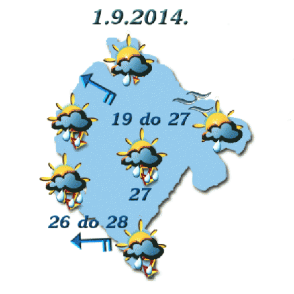 Od sjutra pogoršanje vremena Od sjutra pogoršanje vremena