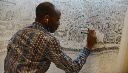 VIDEO: Stiven jednom pogleda grad i nacrta ga cijelog! VIDEO: Stiven jednom pogleda grad i nacrta ga cijelog!