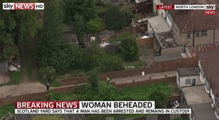 London: Muškarac ženi odrubio glavu, uhvatila ga policija (VIDEO) London: Muškarac ženi odrubio glavu, uhvatila ga policija (VIDEO)