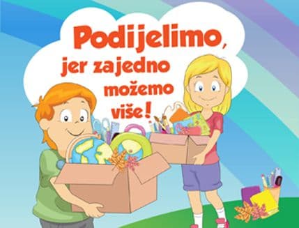 Sjutra humanitarna akcija "Podijelimo, jer zajedno možemo više" Sjutra humanitarna akcija "Podijelimo, jer zajedno možemo više"