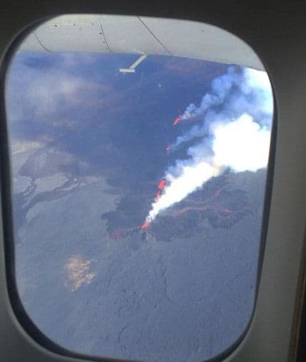 Erupcija islandskog diva iz aviona Erupcija islandskog diva iz aviona