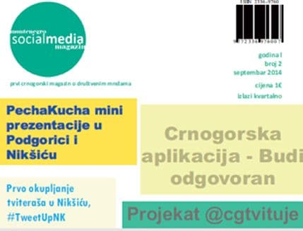 Na kioscima drugi broj "Montenegro Social media magazina" Na kioscima drugi broj "Montenegro Social media magazina"