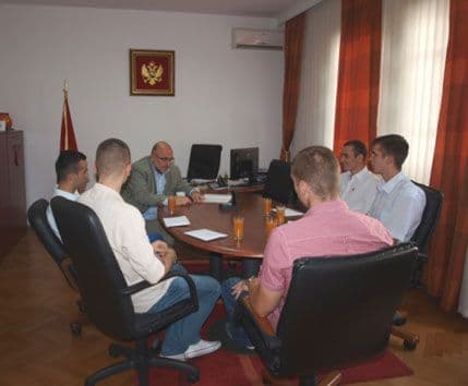 Šarkić primio kadete koji će se školovati u Grčkoj Šarkić primio kadete koji će se školovati u Grčkoj