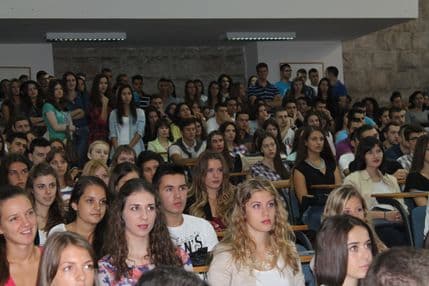 Održan svečani prijem brucoša na Ekonomskom fakultetu Održan svečani prijem brucoša na Ekonomskom fakultetu