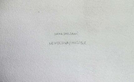 Večeras izložba "Nevidljiva" Ivane Smiljanić u Perjaničkom domu Večeras izložba "Nevidljiva" Ivane Smiljanić u Perjaničkom domu