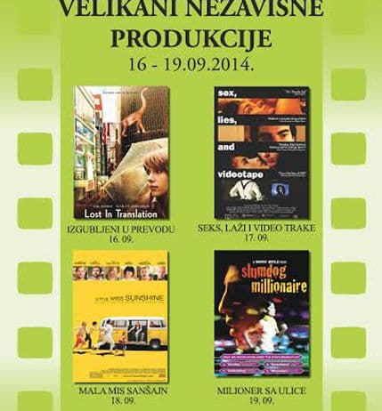 “Velikani nezavisne produkcije” u DODEST-u 16-19. septembar “Velikani nezavisne produkcije” u DODEST-u 16-19. septembar