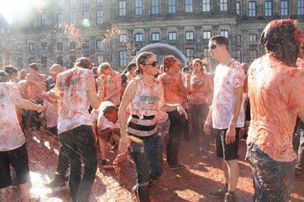 'Ratovali' paradajzom u Amsterdamu 'Ratovali' paradajzom u Amsterdamu