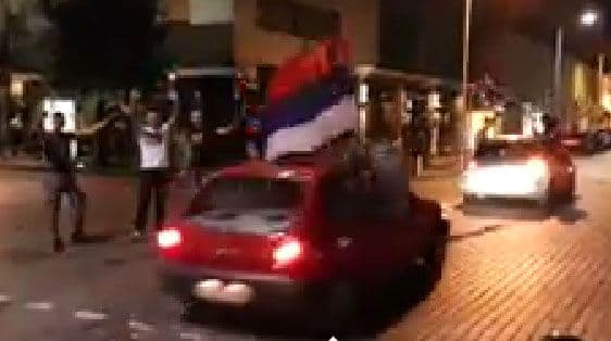 VIDEO: Slavlje srebra Srbije na ulicama Podgorice VIDEO: Slavlje srebra Srbije na ulicama Podgorice