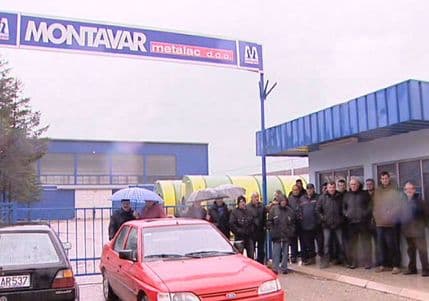 Policija zatražila od radnika Metalca da se udalje Policija zatražila od radnika Metalca da se udalje