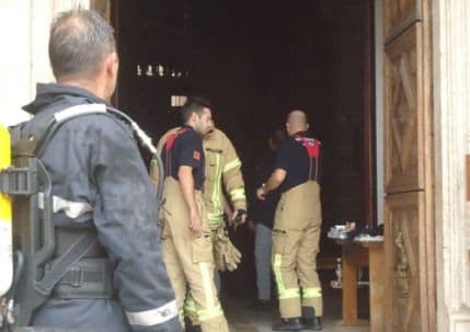 KOTOR: Požar u Katedrali Sv. Tripuna KOTOR: Požar u Katedrali Sv. Tripuna