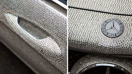 VIDEO: Ruskinja kristalima obložila mercedes VIDEO: Ruskinja kristalima obložila mercedes