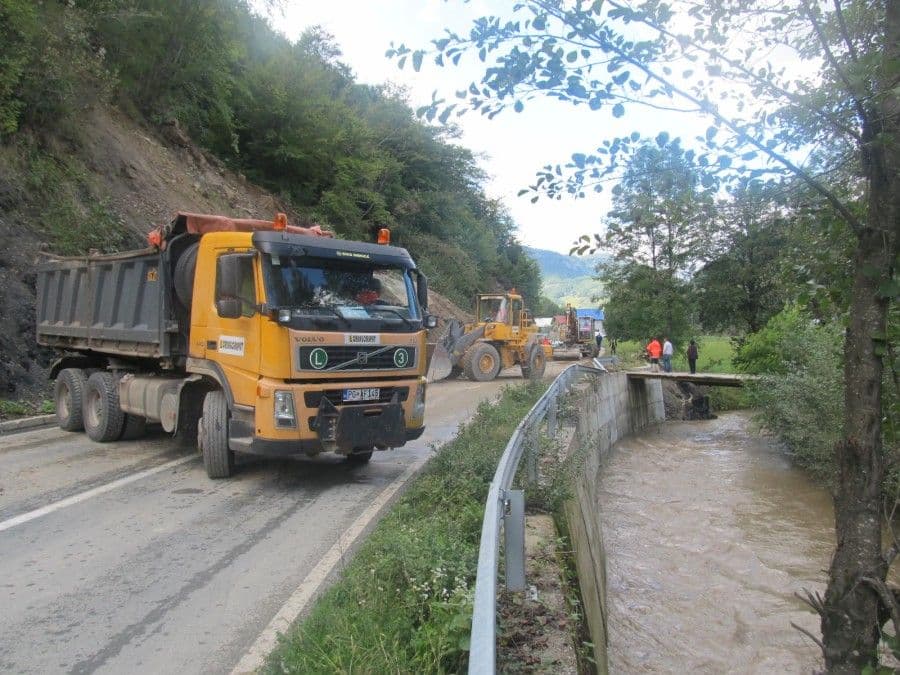 Slijepač most: Brdo pokrenulo ogroman odron Slijepač most: Brdo pokrenulo ogroman odron