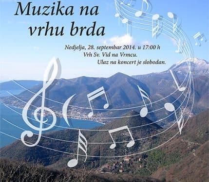 "Muzika na vrhu brda" sjutra na Vrmcu "Muzika na vrhu brda" sjutra na Vrmcu