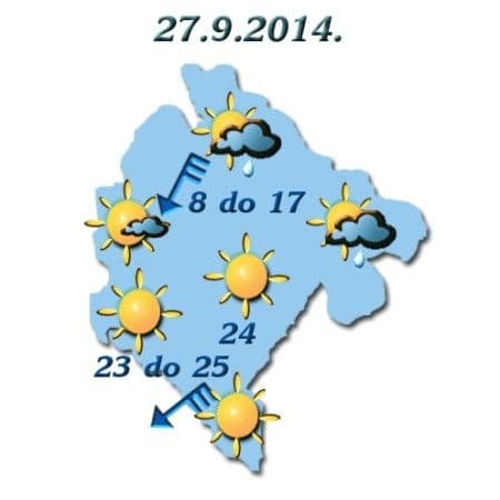 Pretežno sunčano, do 25 stepeni Pretežno sunčano, do 25 stepeni
