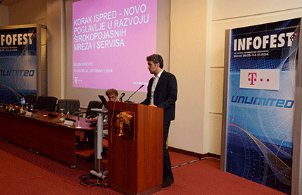 Telekom na Infofestu predstavio nove broadband servise Telekom na Infofestu predstavio nove broadband servise