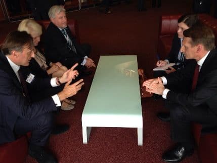 Susret Krivokapić - Nariškin na marginama zasijedanja Parlamentarne skupštine OEBS-a Susret Krivokapić - Nariškin na marginama zasijedanja Parlamentarne skupštine OEBS-a