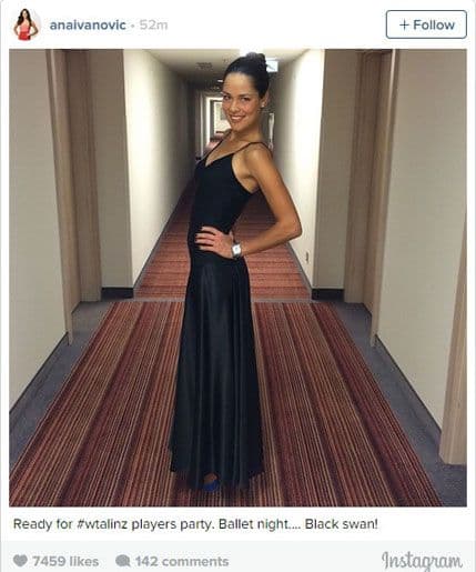 Ana Ivanović u elegantnoj toaleti kao iz bajke Ana Ivanović u elegantnoj toaleti kao iz bajke
