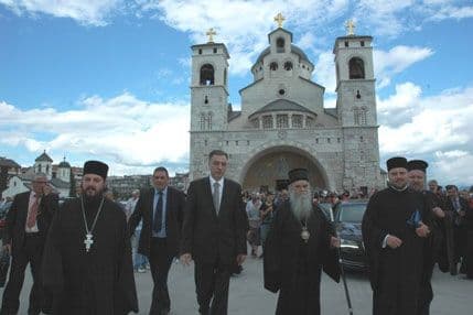 Vujanović čestitao godišnjicu osvećenja hrama Vujanović čestitao godišnjicu osvećenja hrama