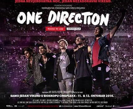 CINEPLEXX: Na repertoaru „One Direction“, „Pravednik“ i „Što smo Bogu zgriješili“ CINEPLEXX: Na repertoaru „One Direction“, „Pravednik“ i „Što smo Bogu zgriješili“