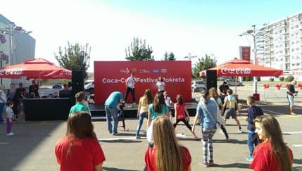 „Coca-Cola Hellenic“: Ples i fitnes na otvorenom „Coca-Cola Hellenic“: Ples i fitnes na otvorenom