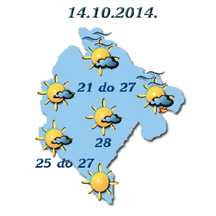 Još jedan lijep dan pred nama, temperatura do 28 stepeni Još jedan lijep dan pred nama, temperatura do 28 stepeni