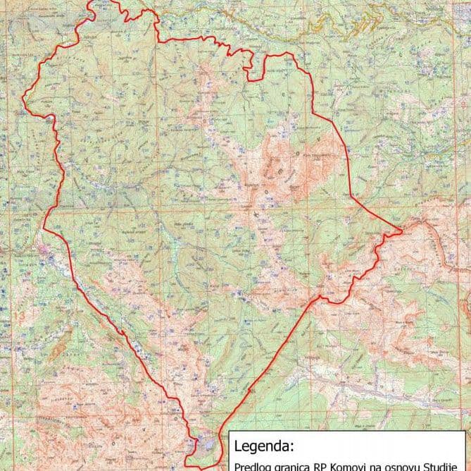 Koje djelove teritorije obuhvata novi Regionalni park “Komovi”? Koje djelove teritorije obuhvata novi Regionalni park “Komovi”?