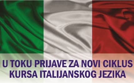 Cetinje: Prijave za kurs italijanskog do kraja nedjelje Cetinje: Prijave za kurs italijanskog do kraja nedjelje