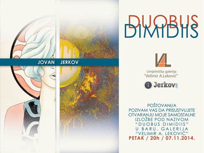 Izložba Jovana Jerkova u galeriji „Velimir A. Leković“ Izložba Jovana Jerkova u galeriji „Velimir A. Leković“