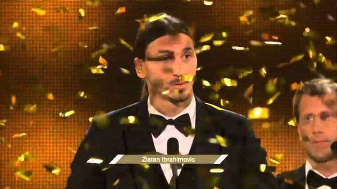 VIDEO: Ibri švedska "zlatna lopta" deveti put VIDEO: Ibri švedska "zlatna lopta" deveti put