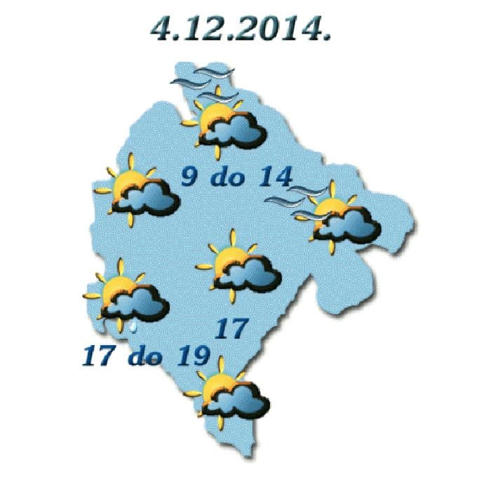 Danas uglavnom suvo, do 19 stepeni Danas uglavnom suvo, do 19 stepeni