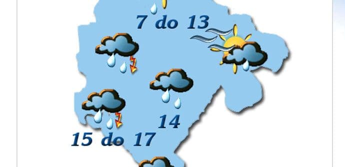 U centralnim i primorskim predjelima obilnije padavine U centralnim i primorskim predjelima obilnije padavine