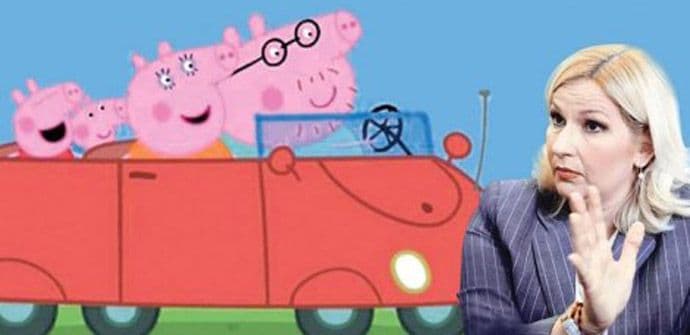 Ministarka Zorana Mihajlović „vezuje“ pojas Pepi Prasetu Ministarka Zorana Mihajlović „vezuje“ pojas Pepi Prasetu