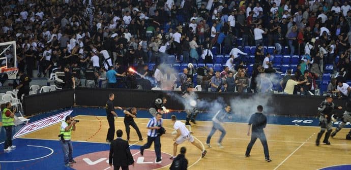 VDT: Nije bilo prekomjerne upotrebe sile na utakmici Budućnost-Partizan VDT: Nije bilo prekomjerne upotrebe sile na utakmici Budućnost-Partizan