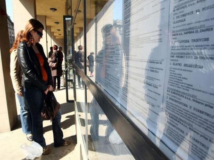 BiH: Nezaposlenost smanjena prvi put nakon 2009. godine BiH: Nezaposlenost smanjena prvi put nakon 2009. godine