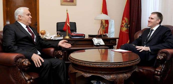 Lukšić primio u oproštajnu posjetu ambasadora Republike Makedonije Lukšić primio u oproštajnu posjetu ambasadora Republike Makedonije