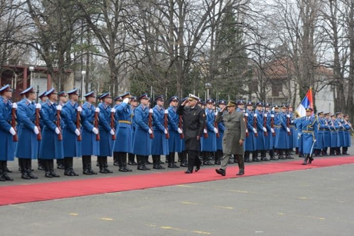 Samardžić u zvaničnoj posjeti Vojsci Srbije Samardžić u zvaničnoj posjeti Vojsci Srbije