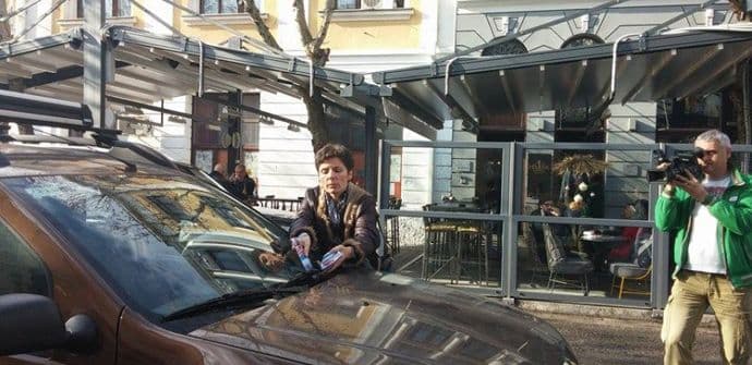 UMHCG današnjom akcijom upozorilo na nepropisno parkiranje UMHCG današnjom akcijom upozorilo na nepropisno parkiranje