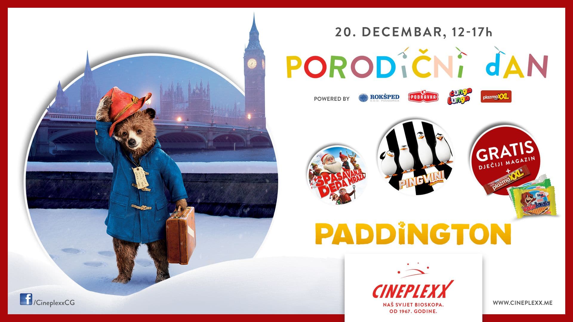 Cineplexx: Decembarski porodični dan Cineplexx: Decembarski porodični dan