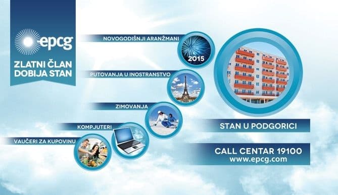 EPCG: Izvučeni dobitnici prvog kola nagradne igre EPCG: Izvučeni dobitnici prvog kola nagradne igre