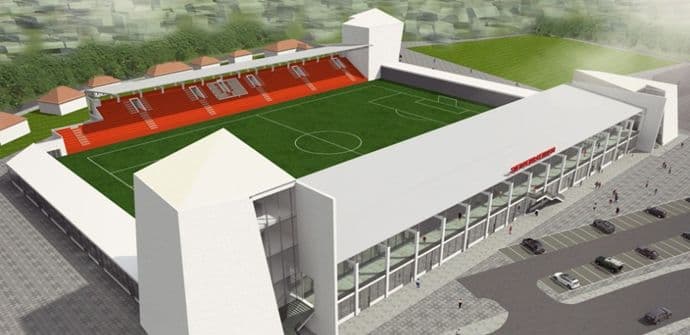 Projekat vrijedan 7,7 miliona eura: CT dobija stadion po standardima UEFA-e Projekat vrijedan 7,7 miliona eura: CT dobija stadion po standardima UEFA-e