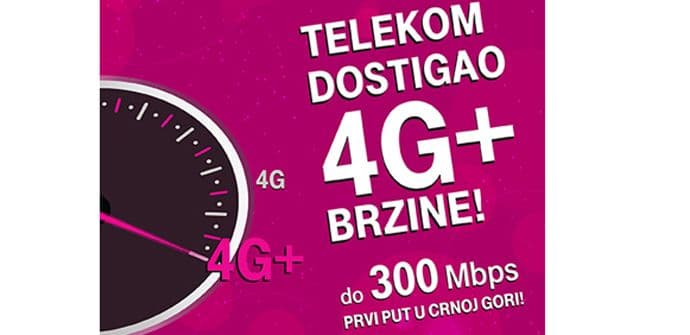 TELEKOM: Maksimalne brzine u mobilnoj mreži postignute u PG i BD TELEKOM: Maksimalne brzine u mobilnoj mreži postignute u PG i BD