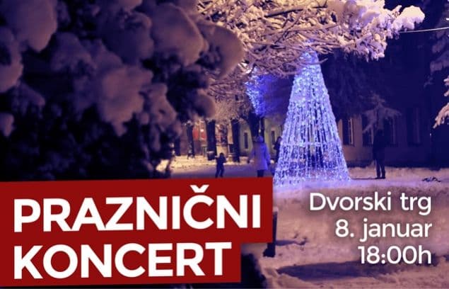 Cetinje: Praznični koncert na Dvorskom trgu osmog januara Cetinje: Praznični koncert na Dvorskom trgu osmog januara