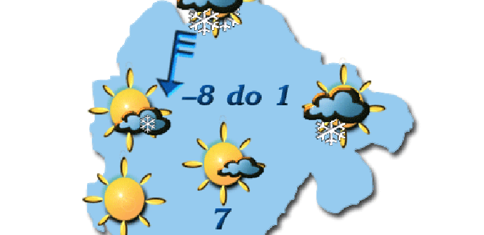 Na jugu sunčano, na sjeveru snijeg Na jugu sunčano, na sjeveru snijeg