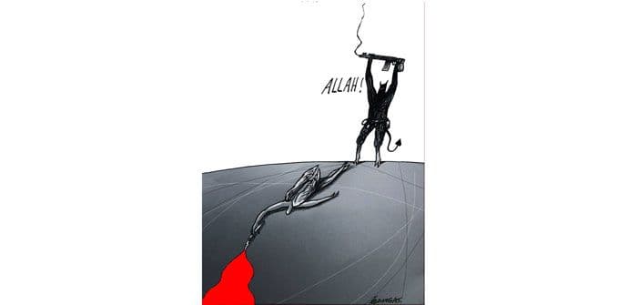 DRLJEVIĆ: Oružje nema veze sa Bogom, ovo je moja karikatura podrške DRLJEVIĆ: Oružje nema veze sa Bogom, ovo je moja karikatura podrške