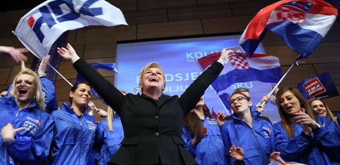 Pobjeda Grabar Kitarović: Hrvatska dobila prvu predsjednicu Pobjeda Grabar Kitarović: Hrvatska dobila prvu predsjednicu