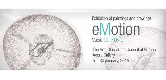 Radovi Vučića Ćetkovića u galeriji Savjeta Evrope Radovi Vučića Ćetkovića u galeriji Savjeta Evrope