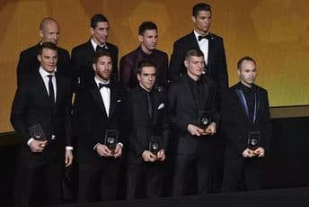 FIFA Ballon d'Or: Izabran idealni tim u 2014. godini